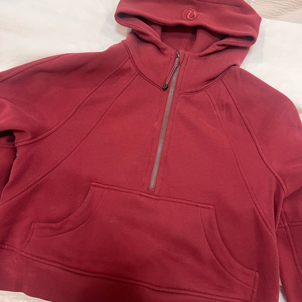 Scuba half zip hoodie